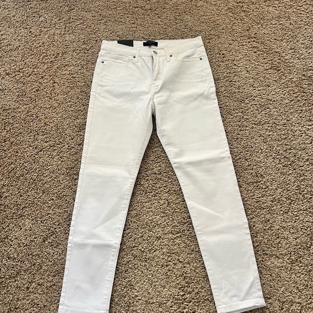 Banana Republic White Skinny Jeans